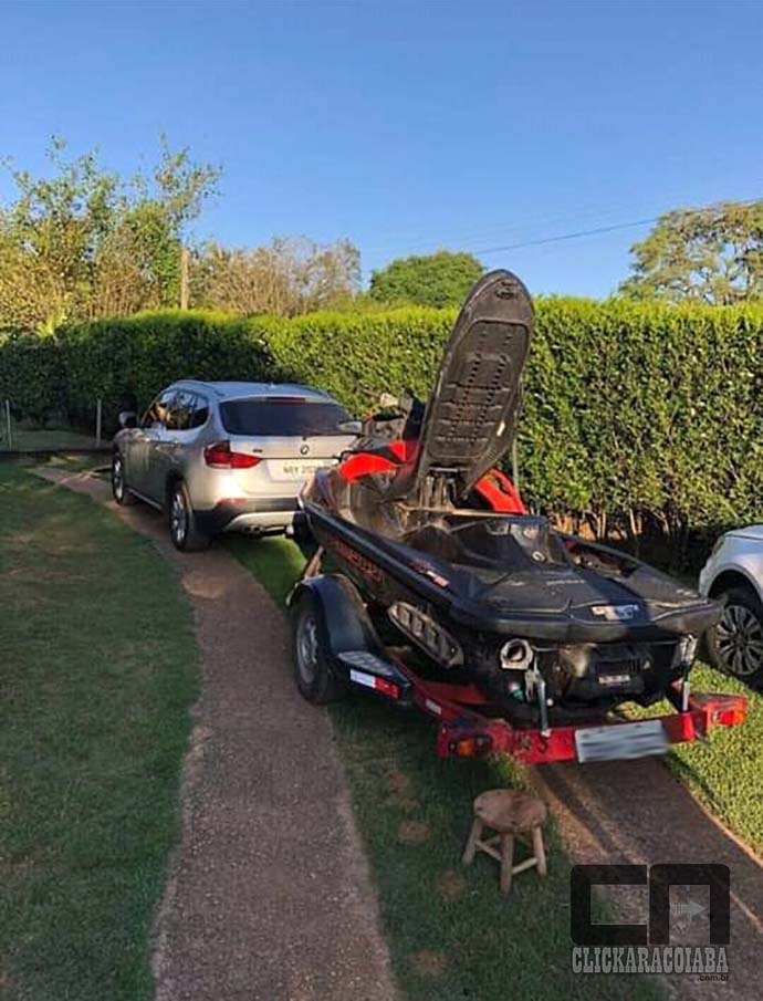 Bens apreendidos na ocorrência - Foto: Polícia Militar