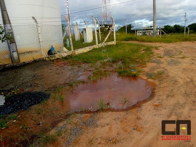 Foto: José G. Machado - Vazamento no Reservatório Alvorada