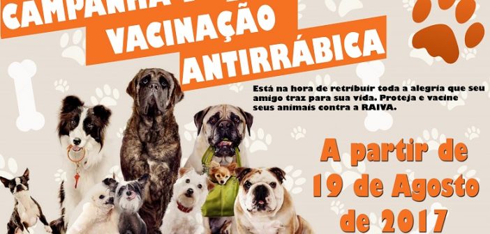 Campanha da Vacinação antirrábica em Araçoiaba da Serra - SP